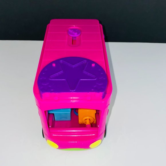 Polly World Rockin Tour Bus Pretend Play Vehicle Kids Playset Toy - Picture 6 of 9